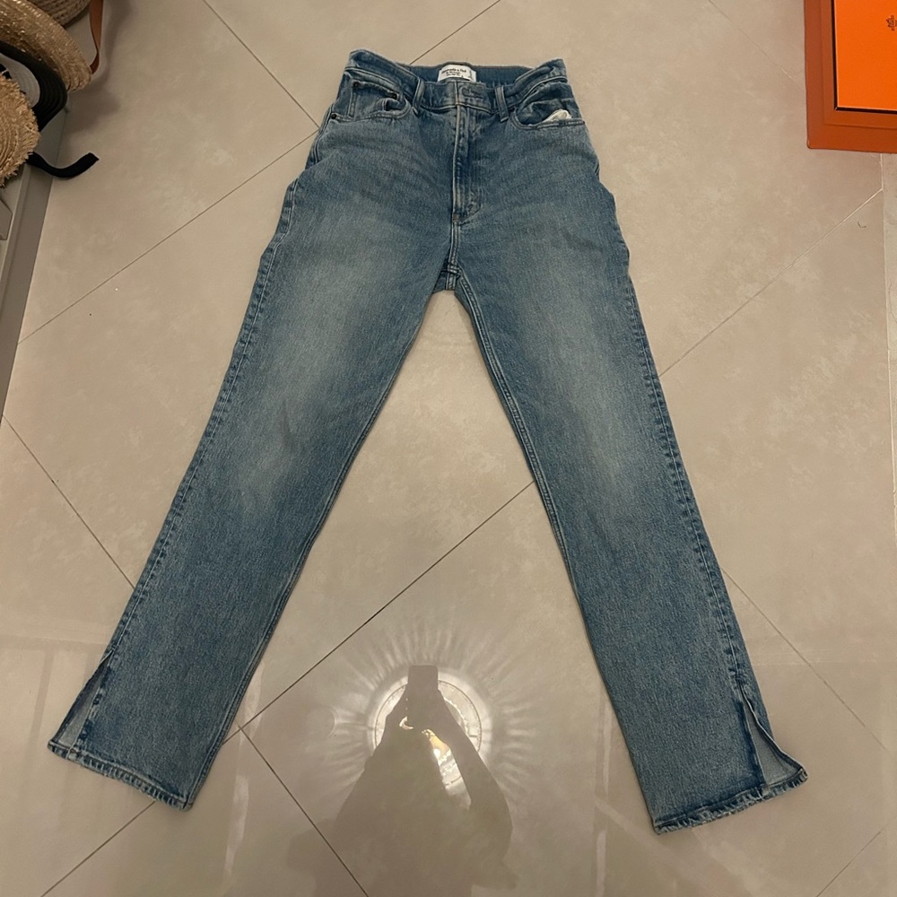 Abercrombie & Fitch Light Blue Straight Jeans